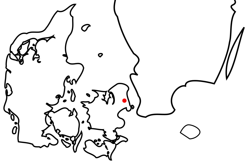 Map Location Denmark Medicon Valley (Københavnsområdet og Skåne i Sverige)